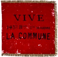 Le drapeau du 143e bataillon du Xème arrondissement confié au Musée de Saint-Denis par les Amis de la Commune